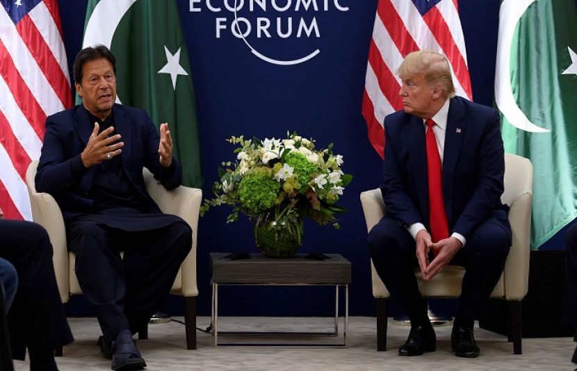 امریکی صدر ڈونلڈ ٹرمپ اور وزیراعظم عمران خان کی ملاقات