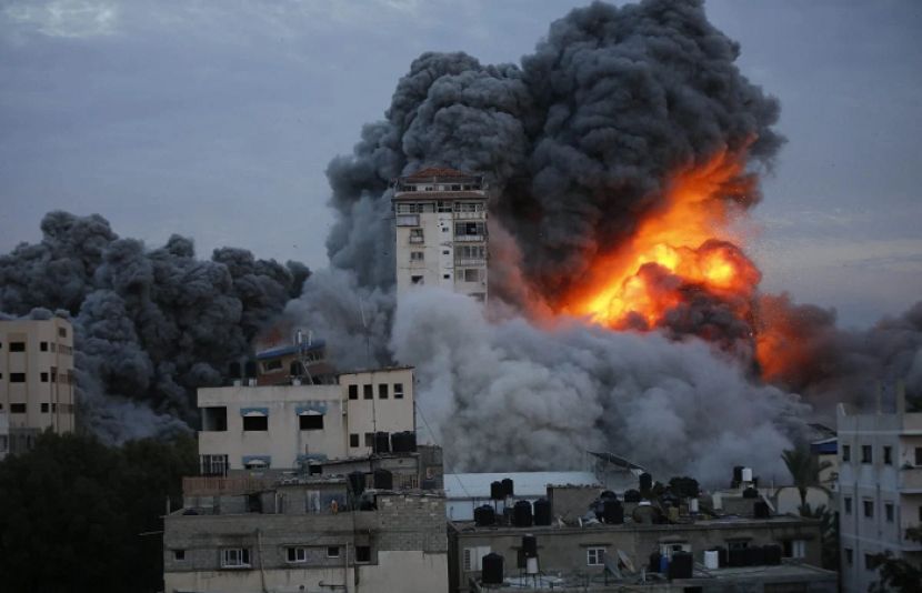 غزہ پر اسرائیل کی وحشیانہ بمباری جاری
