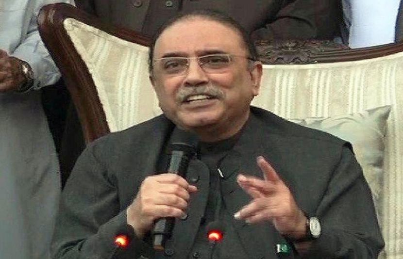 سابق صدر مملکت اور پاکستان پیپلزپارٹی پارلیمنٹیرینز کے صدر آصف علی زرداری