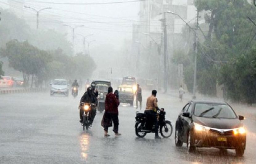 کراچی میں بارش سے موسم خوشگوار