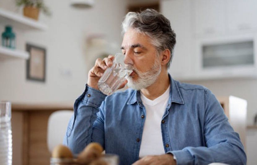 پانی بیٹھ کر پینا