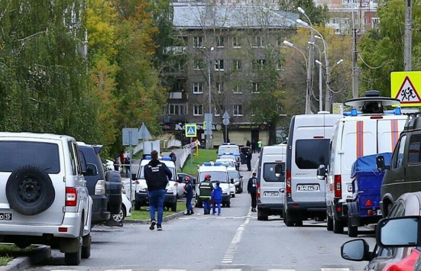 روسی شہرایزیوسک میں اسکول میں فائرنگ