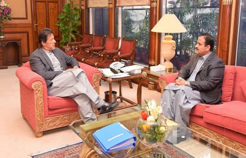  وزیراعلیٰ پنجاب عثمان بزدار کی وزیراعظم عمران خان سے ملاقات