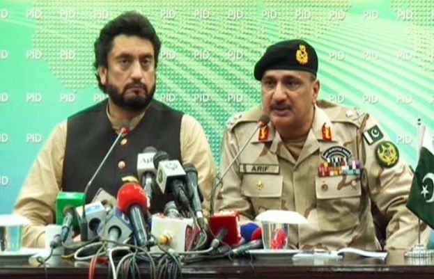 ڈی جی انسداد منشیات فورس (اے این ایف) عارف ملک اور شہریار آفریدی