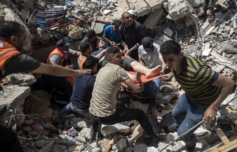 غزہ میں اسرائیلی جارحیت 44 ویں روز بھی جاری ہے