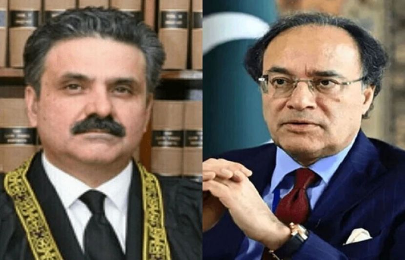 چیف جسٹس اور وزیر خزانہ کی ملاقات، قانون کی حکمرانی کے فروغ کے لیے متحدہ عزم