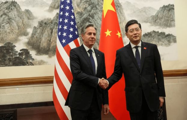 امریکی وزیر خارجہ انٹونی بلنکن اور چین کے وزیر خارجہ