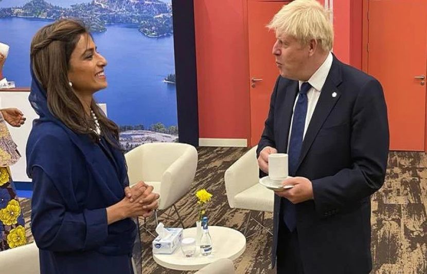 حنا ربانی کھر کی برطانوی وزیراعظم سے ملاقات