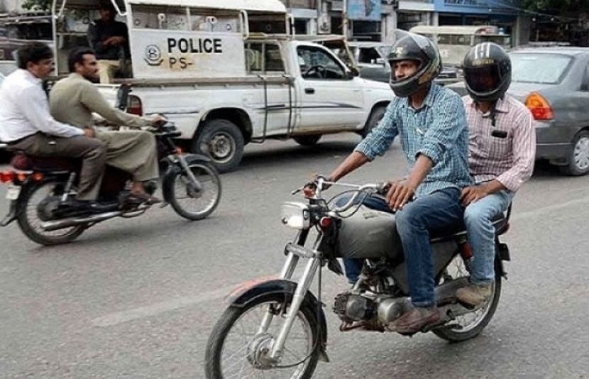سندھ بھر میں 20 ربیع الاول تک ڈبل سواری پر پابندی عائد