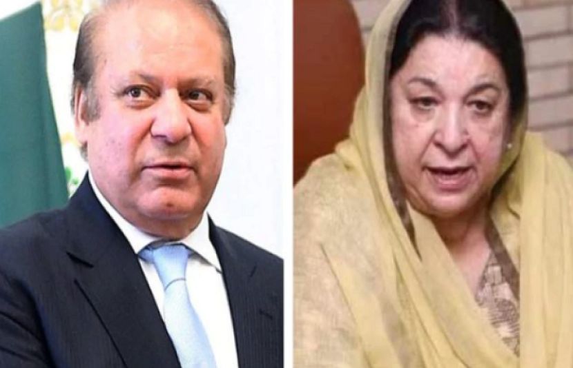 این اے 130 لاہور سے ڈاکٹر یاسمین راشد آگے نواز شریف پیچھے