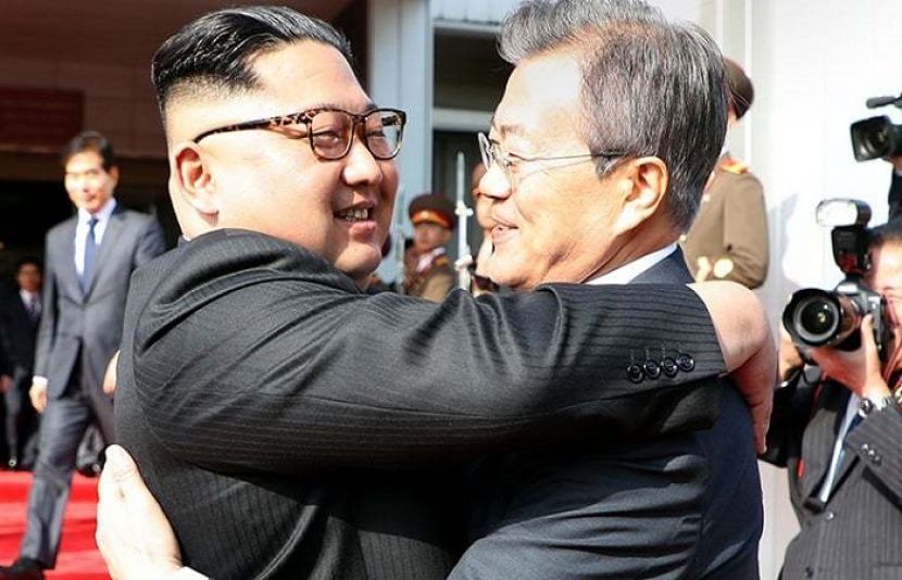 جنوبی، شمالی کوریا کے رہنماؤں کی غیر فوجی علاقے میں دوسری ملاقات
