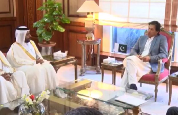 وزیراعظم عمران خان سے قطر کے سرمایہ کاری کے ادارے کے وفد کی ملاقات