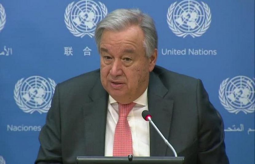 اقوام متحدہ کے سیکرٹری جنرل انتونیو گوتریز