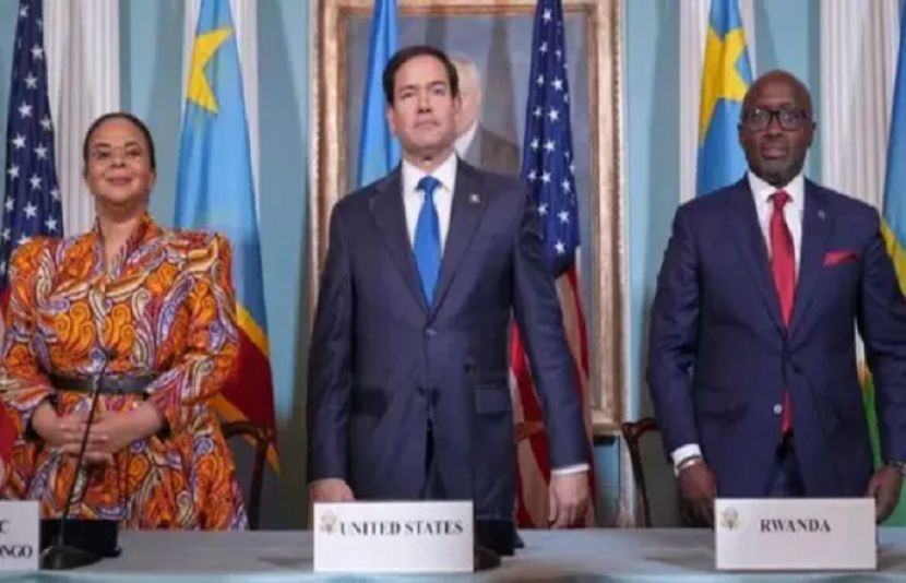 امریکی صدر ڈونلڈ ٹرمپ کی سربراہی میں روانڈا اور کانگو کے درمیان امن معاہدے پر دستخط ہو گئے ہیں