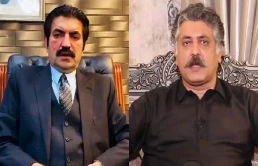 پی ٹی آئی رہنما شیر افضل مروت اور شیخ وقاص اکرم