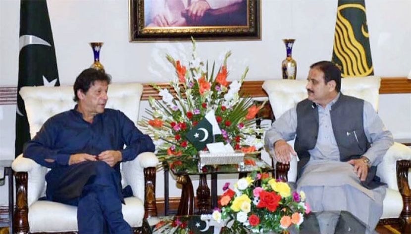 وزیراعظم عمران خان سے وزیراعلیٰ پنجاب سردار عثمان بزدار کی ملاقات