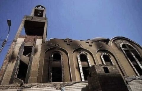 قاہرہ کے چرچ میں آتشزدگی سے 41 افراد ہلاک