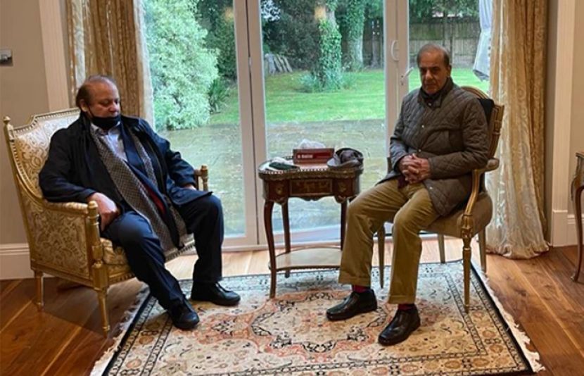 وزیر اعظم شہباز شریف کی لندن میں مسلم لیگ ن کے قائد نواز شریف سے ملاقات 