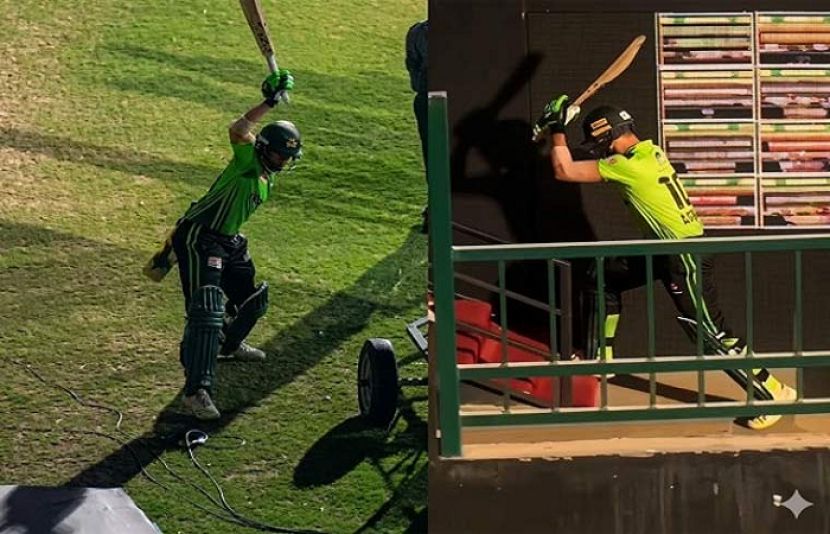 پی ایس ایل) کی ٹیم لاہور قلندرز کے کپتان شاہین آفریدی صفر پر آؤٹ ہونے پر غصے میں آگئے اور بیٹ توڑ دیا