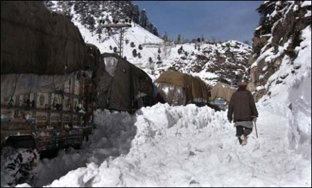 برفباری کا سلسلہ