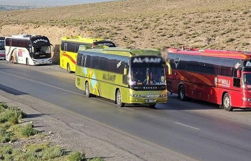 کوئٹہ، سکیورٹی خدشات، پبلک ٹرانسپورٹ پر پابندی