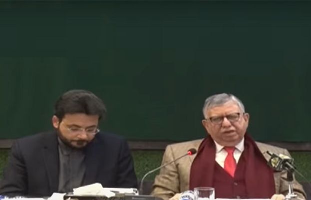  وفاقی وزیر خزانہ شوکت ترین اور فرخ حبیب 