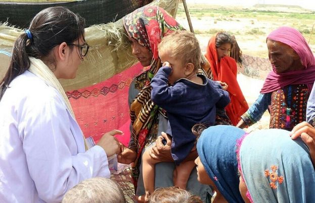 سیلاب متاثرین کیمپوں میں چوبیس گھنٹوں میں 16 خواتین نے بچوں کو جنم دیا