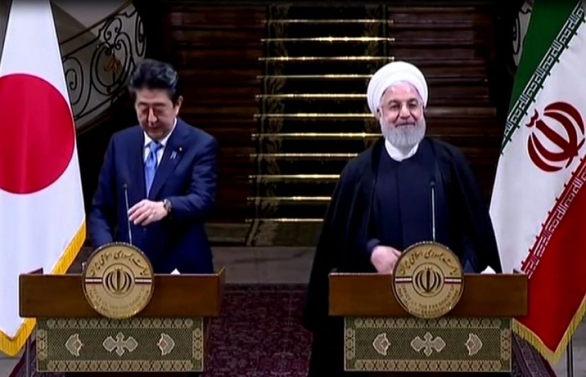 جاپانی وزیراعظم کی ایرانی صدر سے ملاقات