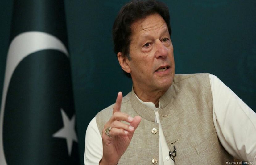  پاکستان تحریک انصاف کے چیئرمین عمران خان 
