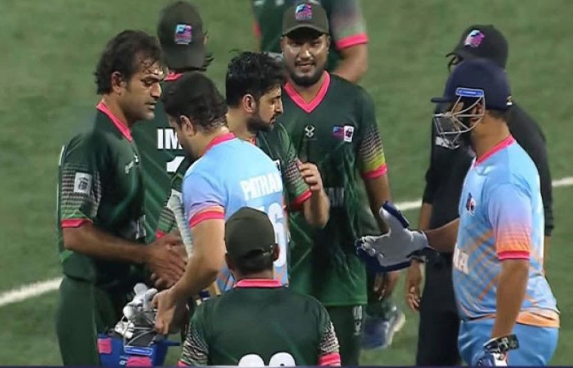 فیسٹول ڈبل وکٹ کرکٹ میچ میں پاکستان نے روایتی حریف بھارت کو سنسنی خیز مقابلے کے بعد 5 رنز سے شکست دے دی