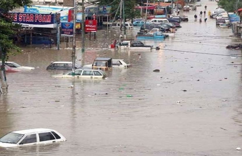 بارشوں کے باعث کراچی میں سیلابی صورتحال