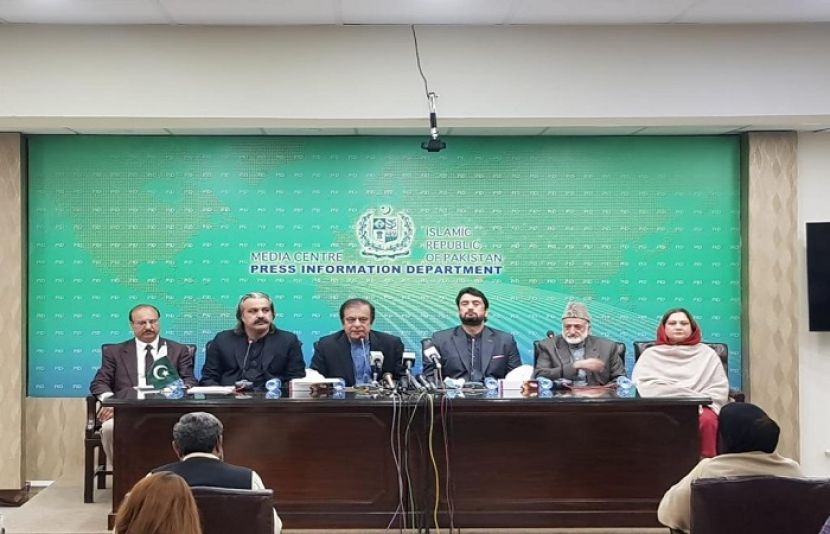 وزیر امور کشمیر و گلگت بلتستان اور دیگر وفاقی وزراء کا یوم یکجہتی کشمیر کے حوالے سے اہم پریس کانفرنس