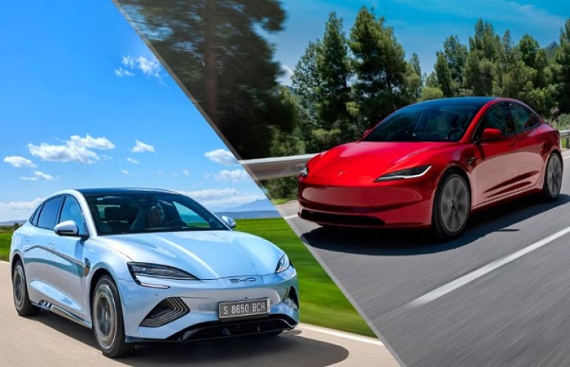 چین کی الیکٹرک گاڑیاں تیار کرنے والی کمپنی بی وائے ڈی نے فروخت کے لحاظ سے ایلون مسک کی کمپنی ٹیسلا کو پیچھے چھوڑ دیا