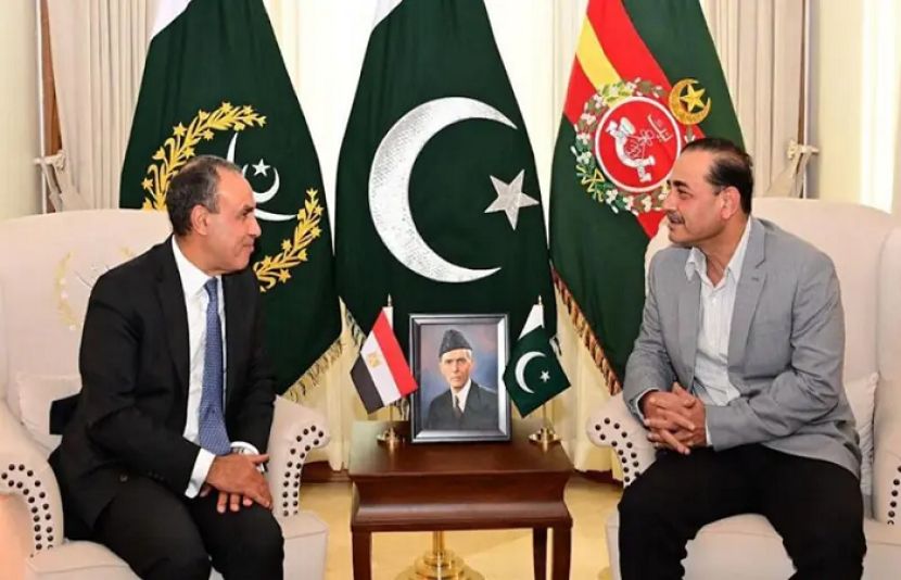 آرمی چیف فیلڈ مارشل عاصم منیرسے مصرکے وزیرخارجہ کی ملاقات