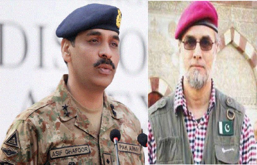 ڈی جی آئی ایس پی آر میجر جنرل آصف غفور اور  دفاعی تجزیہ کار زید حامد 