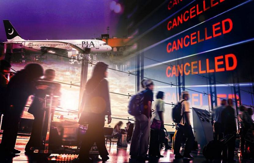 تکنیکی مسائل کے باعث متعد پروازیں منسوخ