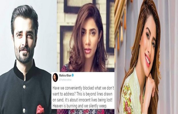 پاکستانی شوبز بھی مقبوضہ کشمیر کی خصوصی حیثیت ختم کرنے پر سراپا احتجاج