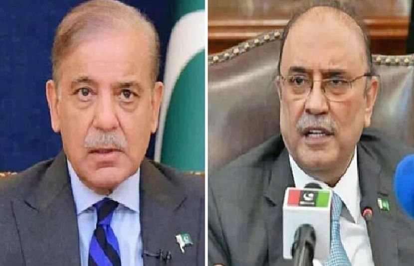 صدر مملکت آصف زرداری اور وزیراعظم شہباز شریف