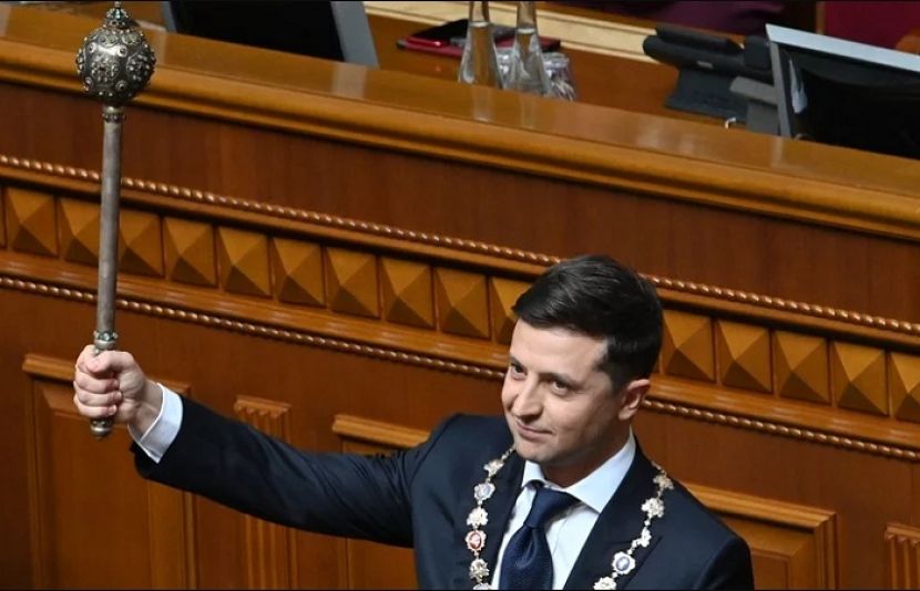  یوکرین کے نئے منتخب صدر کا پارلیمنٹ تحلیل کرنے کا علان