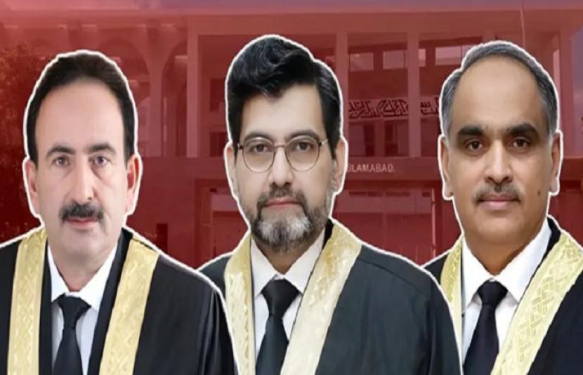 اسلام آباد ہائیکورٹ کے مستقل ہونے والے تین ججز نے حلف اٹھا لیا