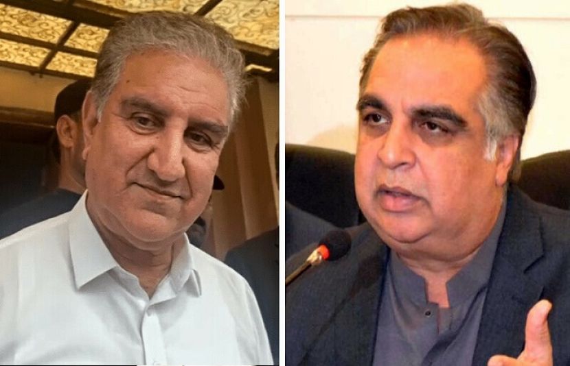 سابق رہنما پاکستان تحریک انصاف (پی ٹی آئی) عمران اسمعٰیل  اور شاہ محمود قریشی