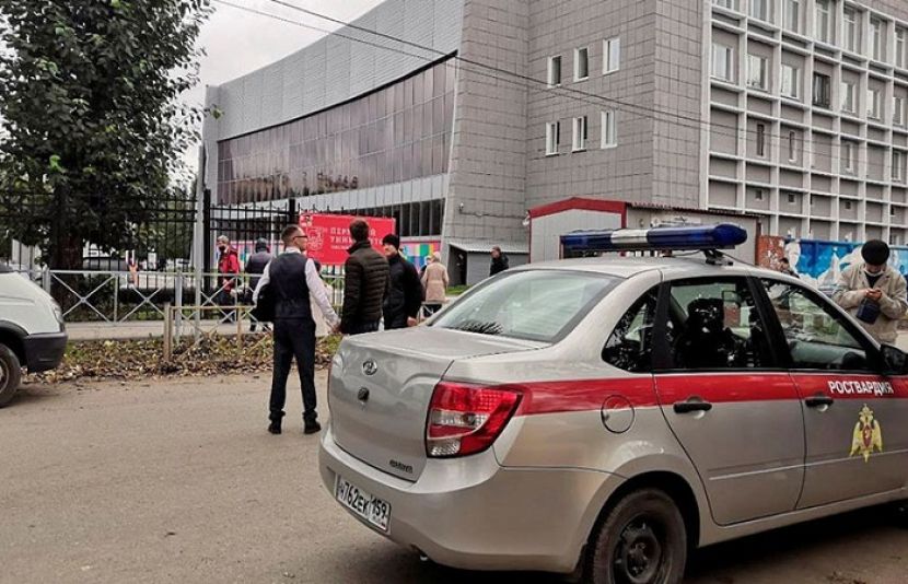 روس کی پرم اسٹیٹ یونیورسٹی میں طالب علم کی فائرنگ