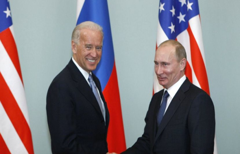 امریکی صدر جوبائیڈن اور روسی صدر ولادیمیر پوتن