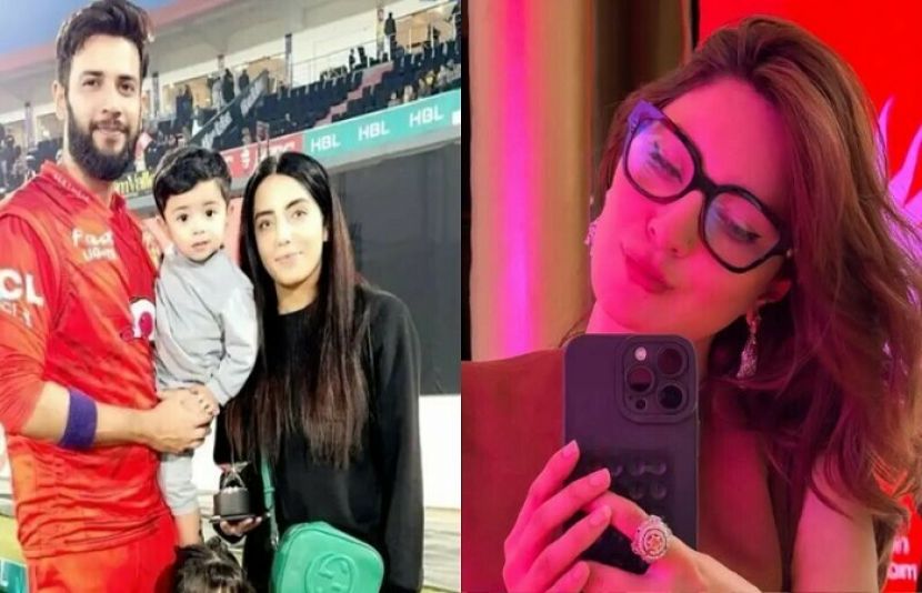 قومی کرکٹر عماد وسیم اور ان کی اہلیہ