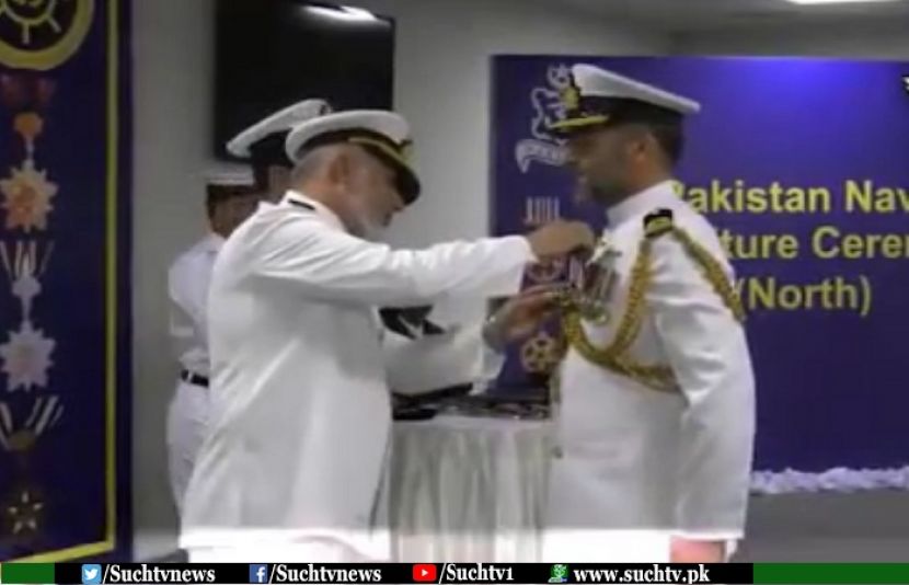پاک بحریہ کے افسروں اورجوانوں کو فوجی اعزازات سے نواز گیا