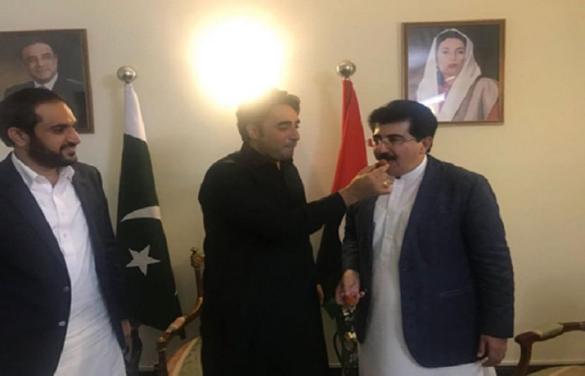 چیئرمین بلاول بھٹو زرداری اور صادق سنجرانی