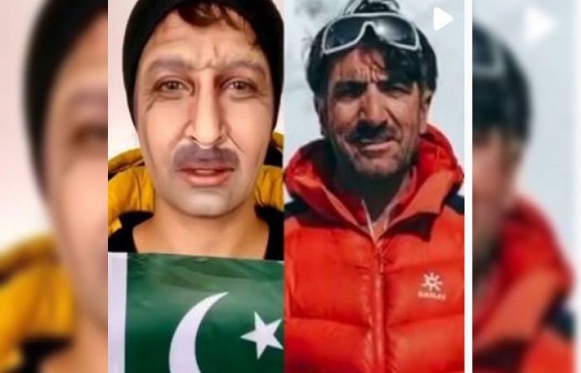 خاتون میک اپ آرٹست کا منفرد انداز میں قومی ہیرو محمد علی سدپارہ کو خراج تحسین