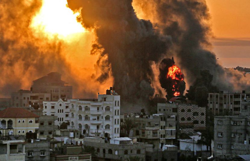 غزہ کے رہائشی علاقوں میں اسرائیل کی بمباری جاری، مزید 107فلسطینی شہید