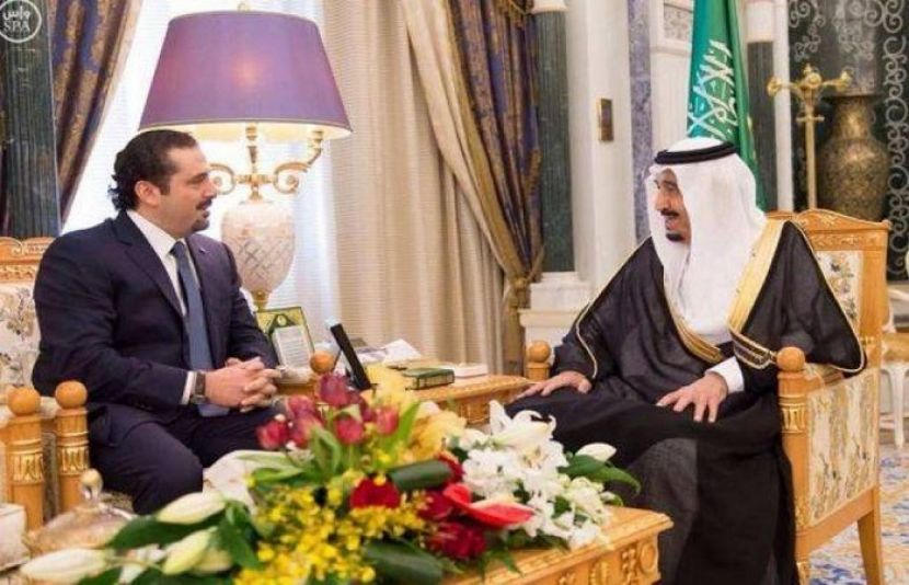 شاہ سلمان سے لبنان کے مستعفی وزیراعظم سعد حریری کی ملاقات