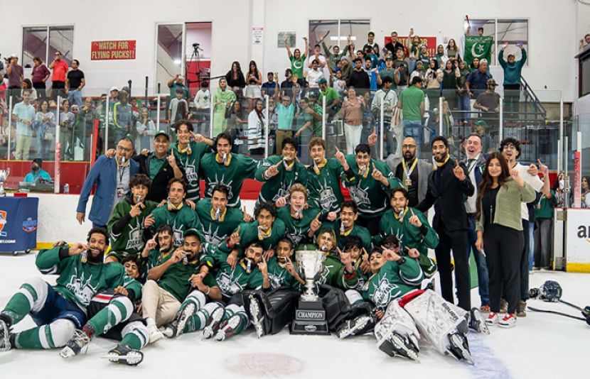 امریکا میں مقیم پاکستانیوں نے آئس ہاکی کے میدان میں نئی تاریخ رقم کر دی۔